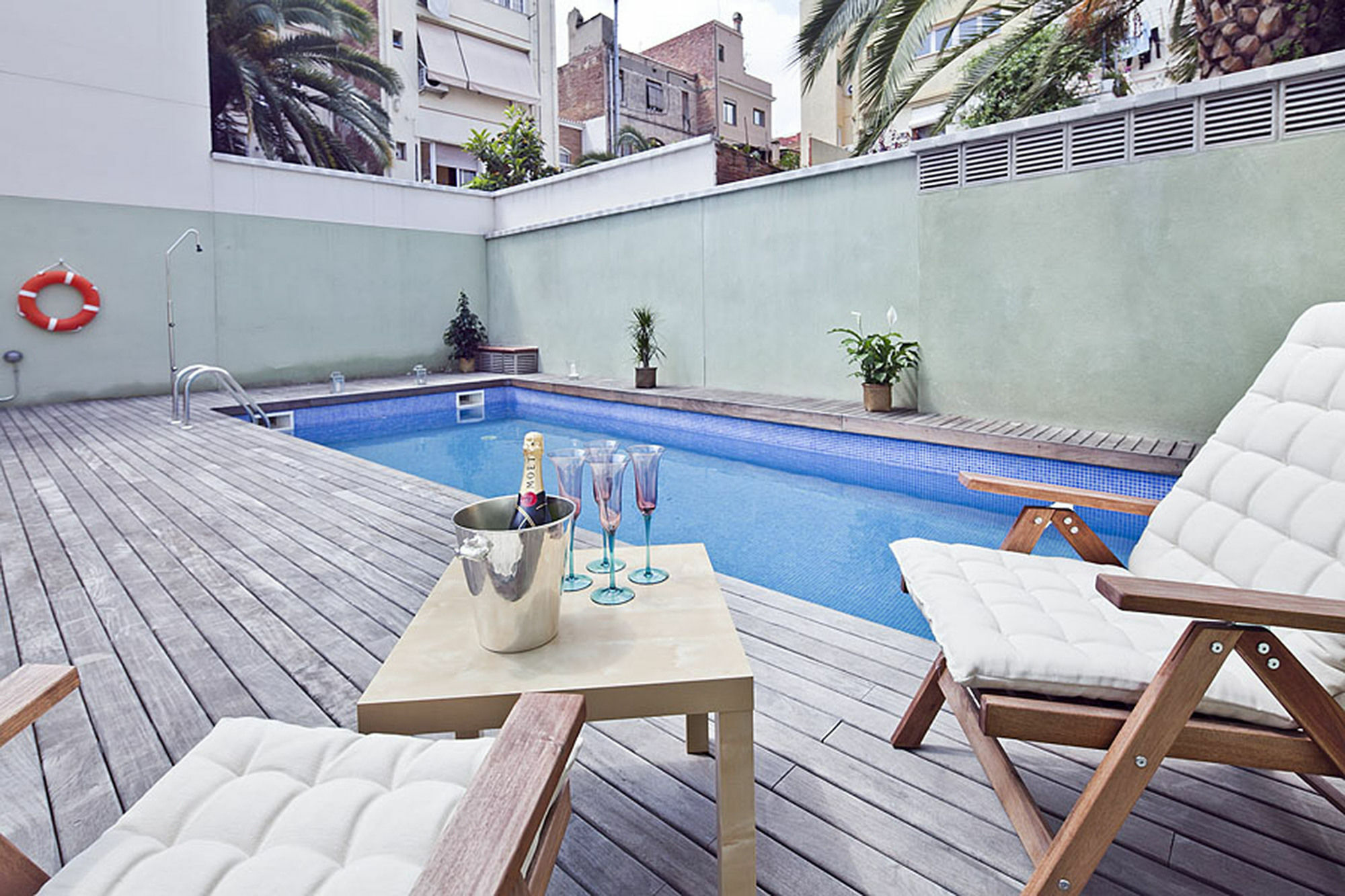 My Space Barcelona Gracia Pool Terrace Exterior foto